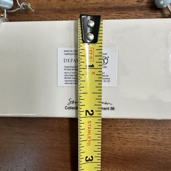 Department 56 Sandra Magsamen Boys Name Tag Ornament Decor Ceramic Plaque CONNOR - Picture 4 of 6